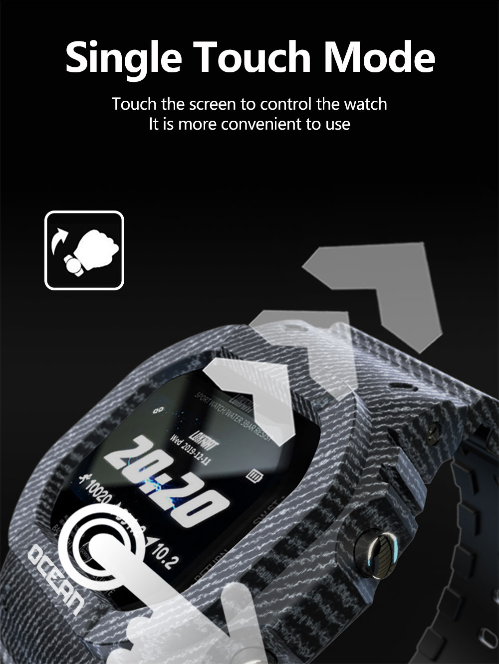 Shockproof Color Screen Smart Watch