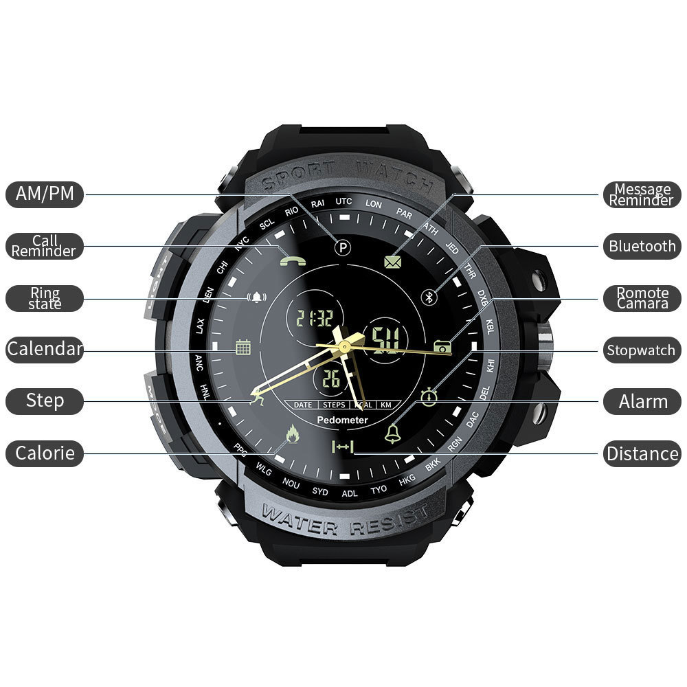 Sport Waterproof Bluetooth Smart Watch