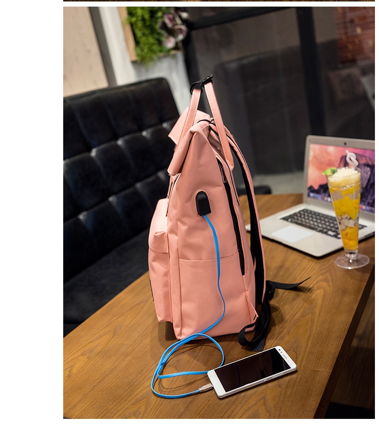 Women's Smart Canvas Backpack